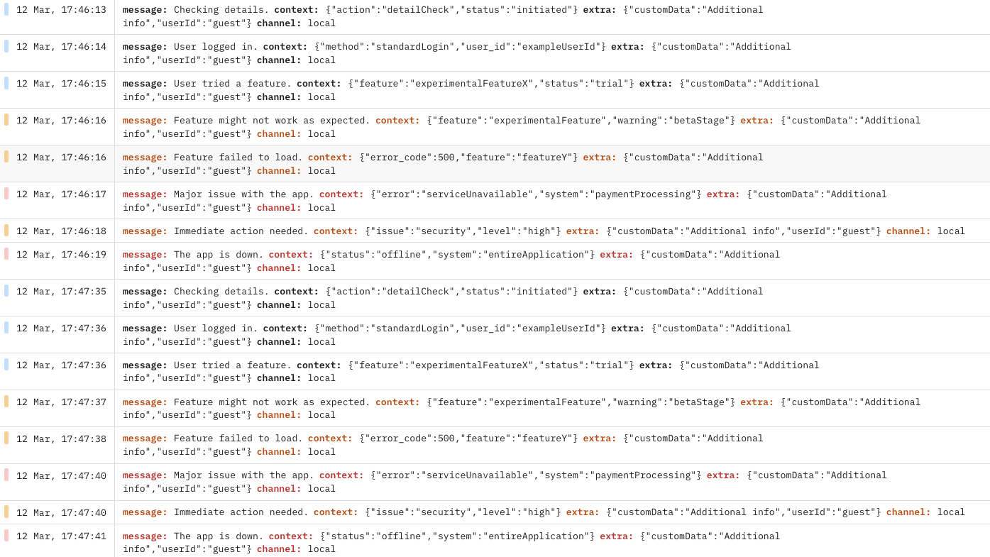 View Laravel logs in Axiom